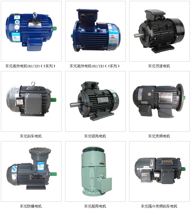 東元電機常見的類型